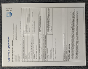 The Open University Diploma Supplement & Transcript | Custom Replicas