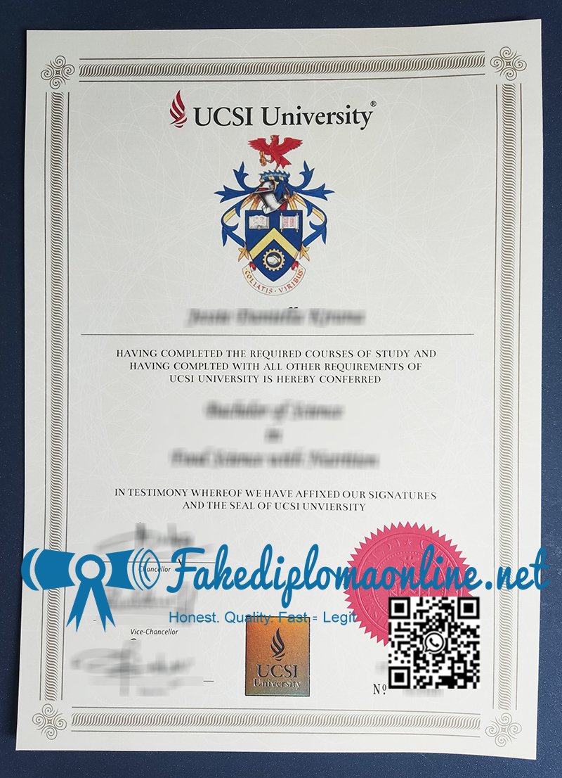 UCSI University degree