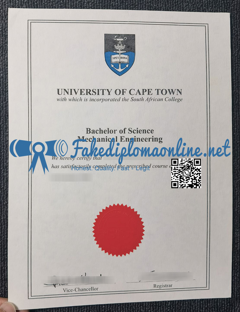University Of Cape Town Degree