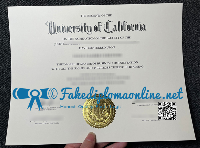University of California diploma