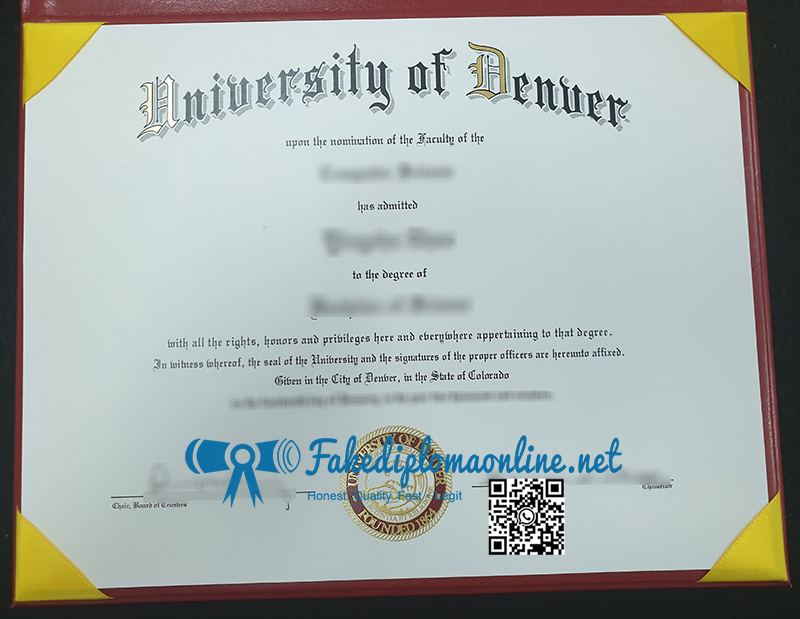 University of Denver diploma