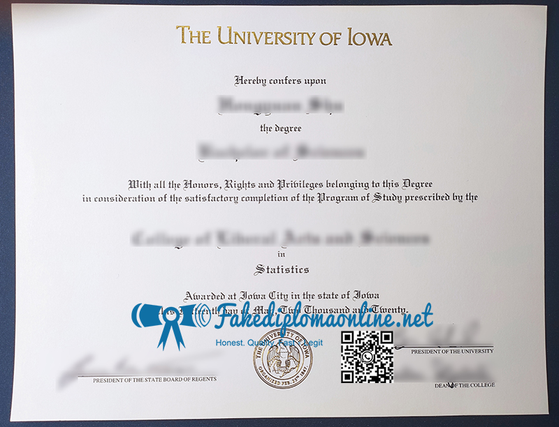 University of Iowa degree