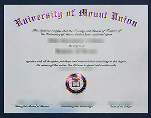 Lost Diploma Blues? University of Mount Union diploma Options Inside