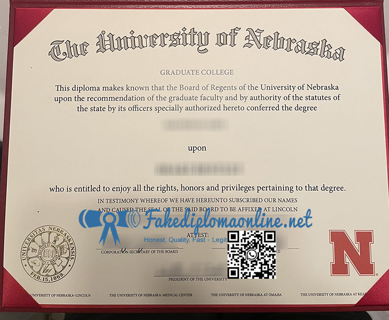 University of Nebraska–Lincoln diploma
