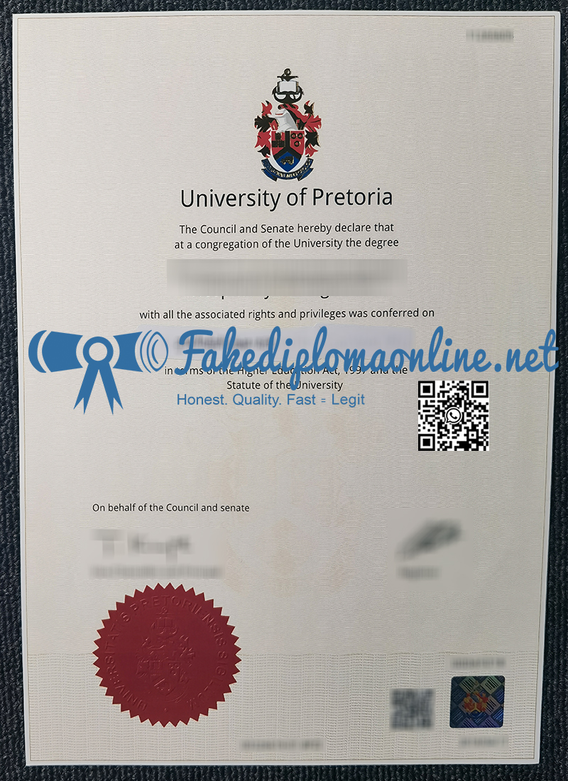 University of Pretoria drgree