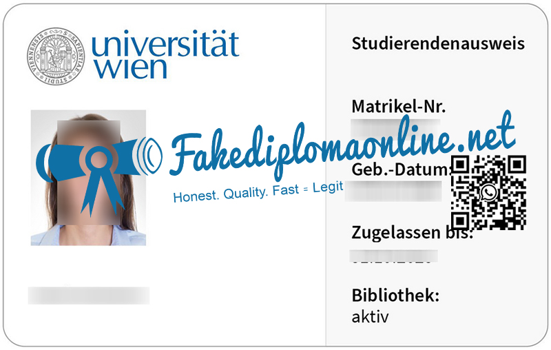 University of Vienna Student Card