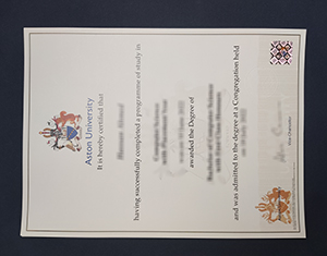 Aston University diploma Replacement – No Original? No Worry
