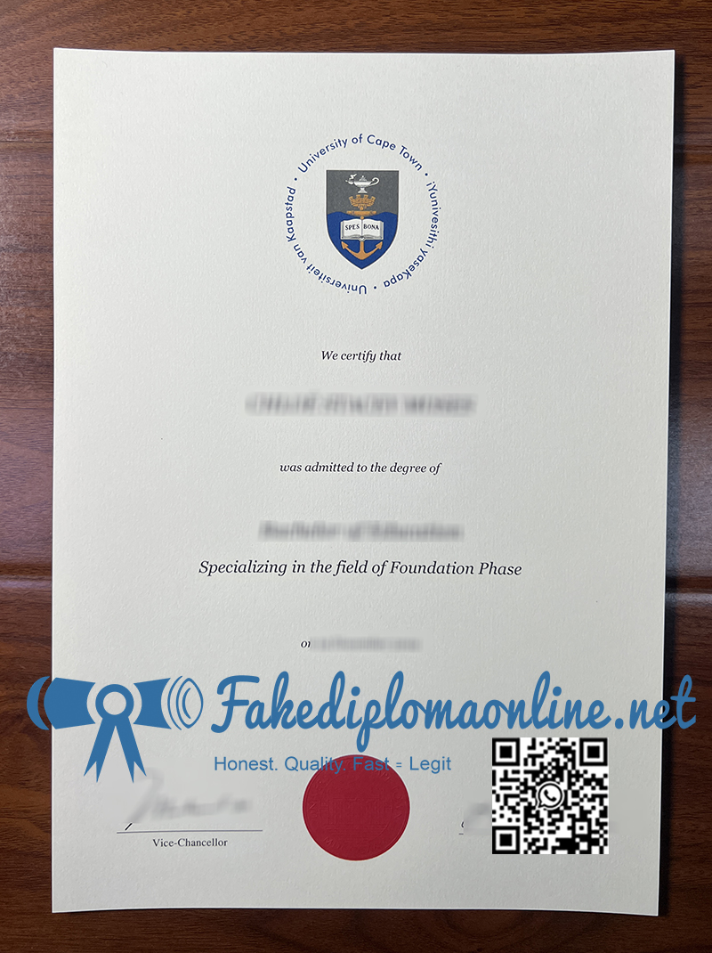 University Of Cape Town Diploma