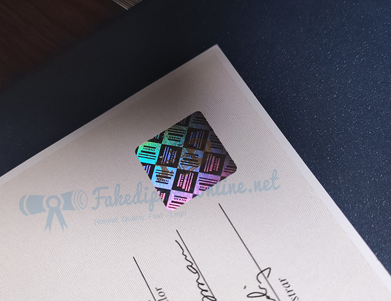 University of Guelph diploma of hologram