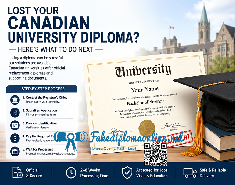 canada diploma replacement