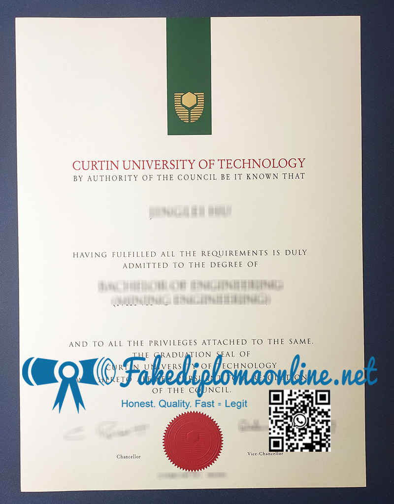 Curtin University degree