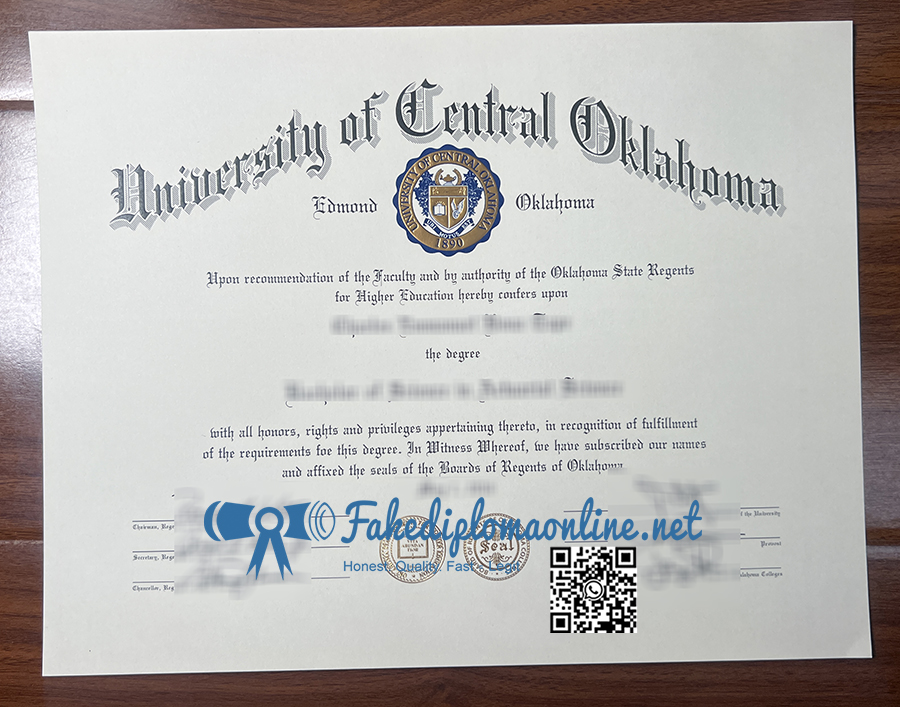 [Image: University-of-Central-Oklahoma-diploma.jpg]
