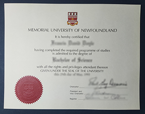 Secure Memorial University of Newfoundland Diploma Replacement Online