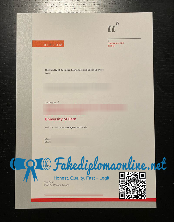 University of Bern diploma